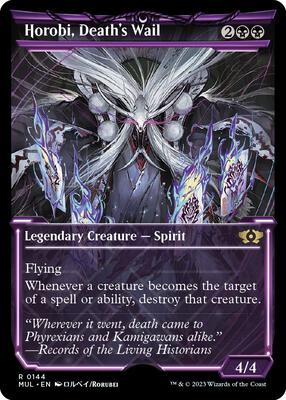 Horobi, Death's Wail (Halo Foil) card from March of the Machine: Multiverse Legends