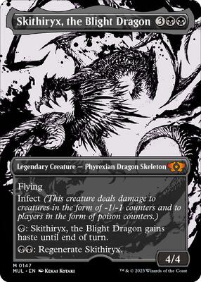 Skithiryx, the Blight Dragon (Halo Foil) card from March of the Machine: Multiverse Legends