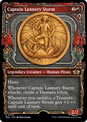 Captain Lannery Storm (Halo Foil) card from March of the Machine: Multiverse Legends