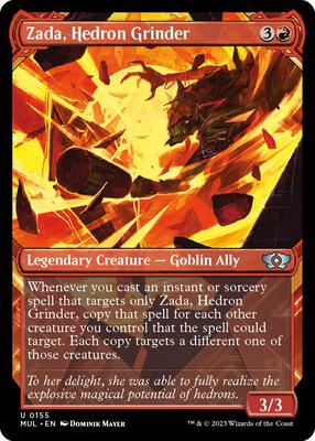 Zada, Hedron Grinder (Halo Foil) card from March of the Machine: Multiverse Legends