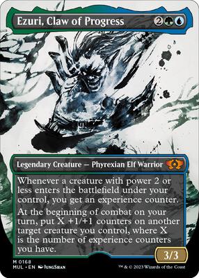 Ezuri, Claw of Progress (Halo Foil) card from March of the Machine: Multiverse Legends