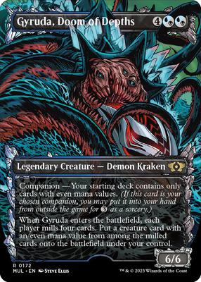 Gyruda, Doom of Depths (Halo Foil) card from March of the Machine: Multiverse Legends