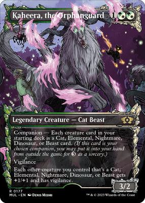 Kaheera, the Orphanguard (Halo Foil) card from March of the Machine: Multiverse Legends