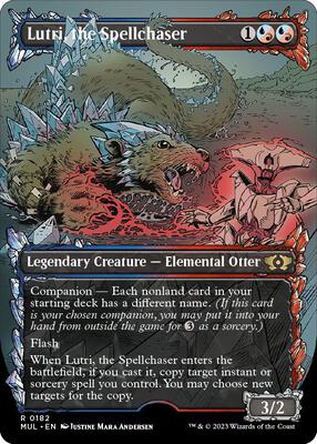 Lutri, the Spellchaser (Halo Foil) card from March of the Machine: Multiverse Legends