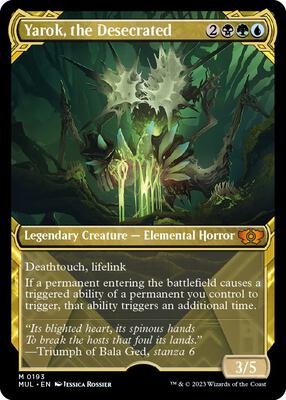 Yarok, the Desecrated (Halo Foil) card from March of the Machine: Multiverse Legends