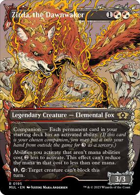 Zirda, the Dawnwaker (Halo Foil) card from March of the Machine: Multiverse Legends