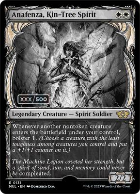 Anafenza, Kin-Tree Spirit (Serial Numbered) card from March of the Machine: Multiverse Legends