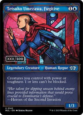 Tetsuko Umezawa, Fugitive (Serial Numbered) card from March of the Machine: Multiverse Legends