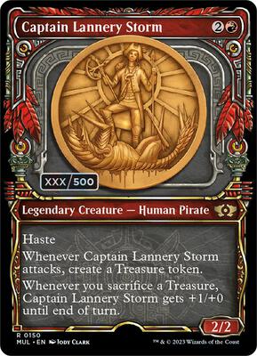 Captain Lannery Storm (Serial Numbered) card from March of the Machine: Multiverse Legends