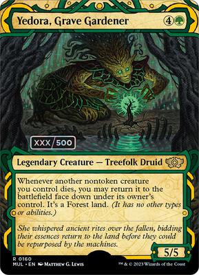 Yedora, Grave Gardener (Serial Numbered) card from March of the Machine: Multiverse Legends