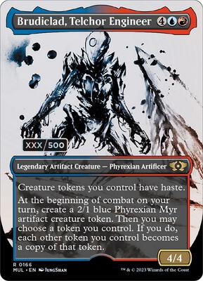 Brudiclad, Telchor Engineer (Serial Numbered) card from March of the Machine: Multiverse Legends