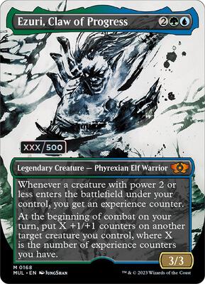 Ezuri, Claw of Progress (Serial Numbered) card from March of the Machine: Multiverse Legends