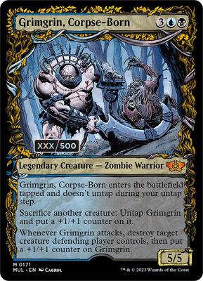 Grimgrin, Corpse-Born (Serial Numbered) card from March of the Machine: Multiverse Legends
