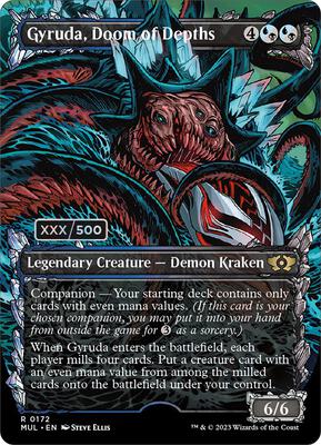 Gyruda, Doom of Depths (Serial Numbered) card from March of the Machine: Multiverse Legends