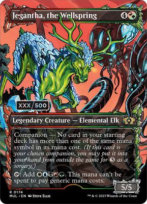 Jegantha, the Wellspring (Serial Numbered) card from March of the Machine: Multiverse Legends