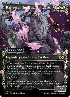 Kaheera, the Orphanguard (Serial Numbered) card from March of the Machine: Multiverse Legends