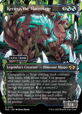 Keruga, the Macrosage (Serial Numbered) card from March of the Machine: Multiverse Legends