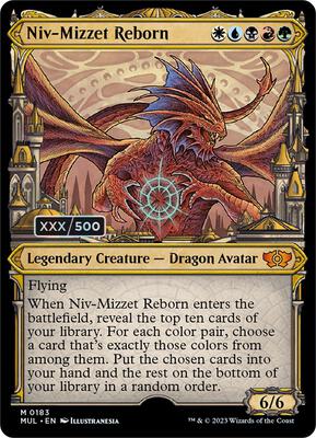 Niv-Mizzet Reborn (Serial Numbered) card from March of the Machine: Multiverse Legends