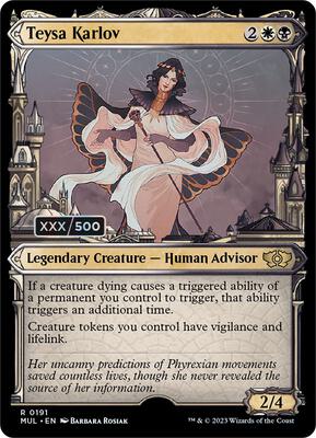 Teysa Karlov (Serial Numbered) card from March of the Machine: Multiverse Legends