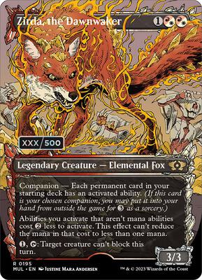 Zirda, the Dawnwaker (Serial Numbered) card from March of the Machine: Multiverse Legends