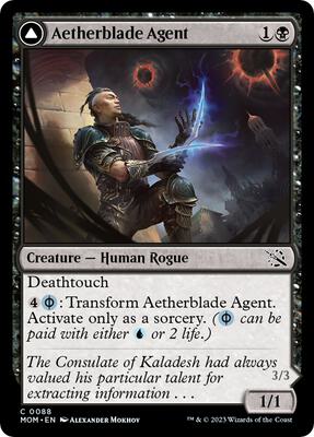 Aetherblade Agent card from March of the Machine