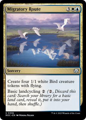 Migratory Route card from Commander: March of the Machine