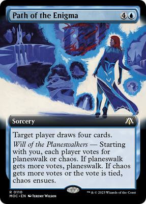 Path of the Enigma (Extended Art) card from Commander: March of the Machine