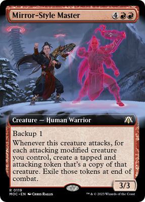 Mirror-Style Master (Extended Art) card from Commander: March of the Machine