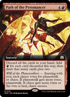Path of the Pyromancer (Extended Art) card from Commander: March of the Machine