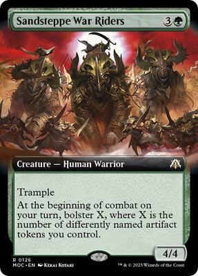 Sandsteppe War Riders (Extended Art) card from Commander: March of the Machine