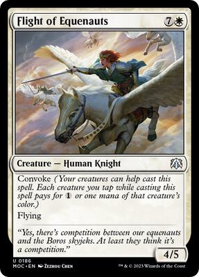Flight of Equenauts card from Commander: March of the Machine
