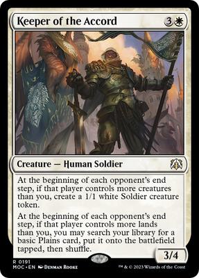 Keeper of the Accord card from Commander: March of the Machine