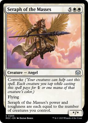 Seraph of the Masses card from Commander: March of the Machine