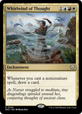 Whirlwind of Thought card from Commander: March of the Machine
