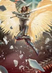 Archangel Elspeth Art Card card from Art Series: March of the Machine
