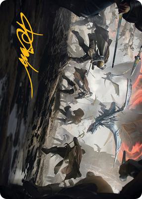 Invasion of Dominaria Art Card (Gold-Stamped Signature) card from Art Series: March of the Machine