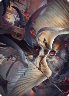 Serra Faithkeeper Art Card card from Art Series: March of the Machine
