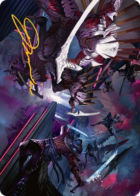 Invasion of Kamigawa Art Card (Gold-Stamped Signature) card from Art Series: March of the Machine