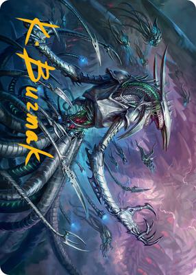 Jin-Gitaxias Art Card (Gold-Stamped Signature) card from Art Series: March of the Machine