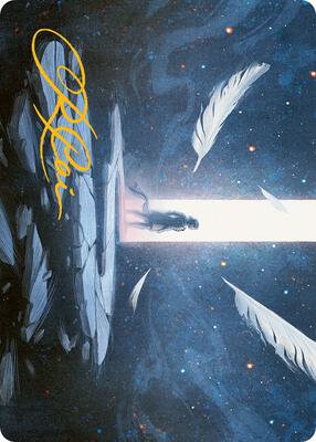 Moment of Truth Art Card (Gold-Stamped Signature) card from Art Series: March of the Machine