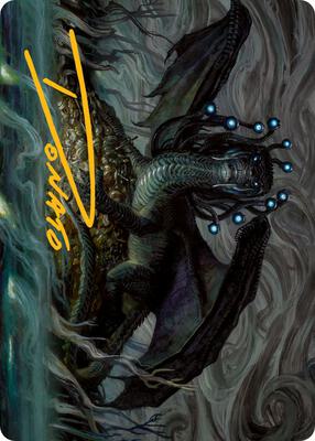 Oculus Whelp Art Card (Gold-Stamped Signature) card from Art Series: March of the Machine