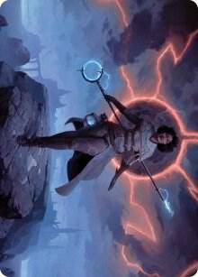 Rona, Herald of Invasion Art Card card from Art Series: March of the Machine