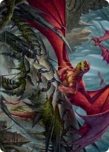 Hoarding Broodlord Art Card card from Art Series: March of the Machine
