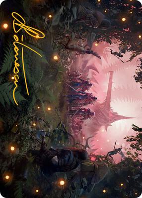 Invasion of Eldraine Art Card (Gold-Stamped Signature) card from Art Series: March of the Machine