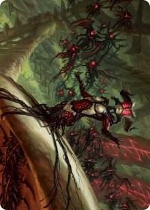 Sheoldred Art Card card from Art Series: March of the Machine