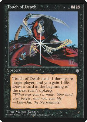 Touch of Death card from Ice Age
