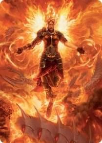 Chandra, Hope's Beacon Art Card card from Art Series: March of the Machine