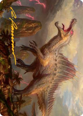Etali, Primal Conqueror Art Card (Gold-Stamped Signature) card from Art Series: March of the Machine
