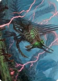 Etali, Primal Sickness Art Card card from Art Series: March of the Machine