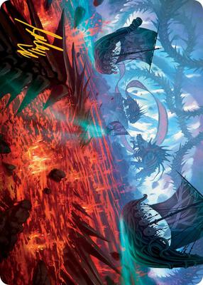 Invasion of Kaldheim Art Card (Gold-Stamped Signature) card from Art Series: March of the Machine